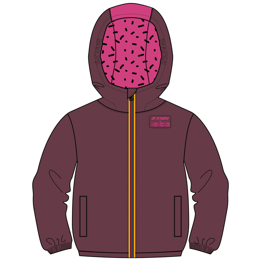 LE VRAI 3.0 CLAUDE ORSETTO BONTON - Jackets - Mid - UNISEX - RED DK AMARANTO-FUCHSIA MAGENTA
