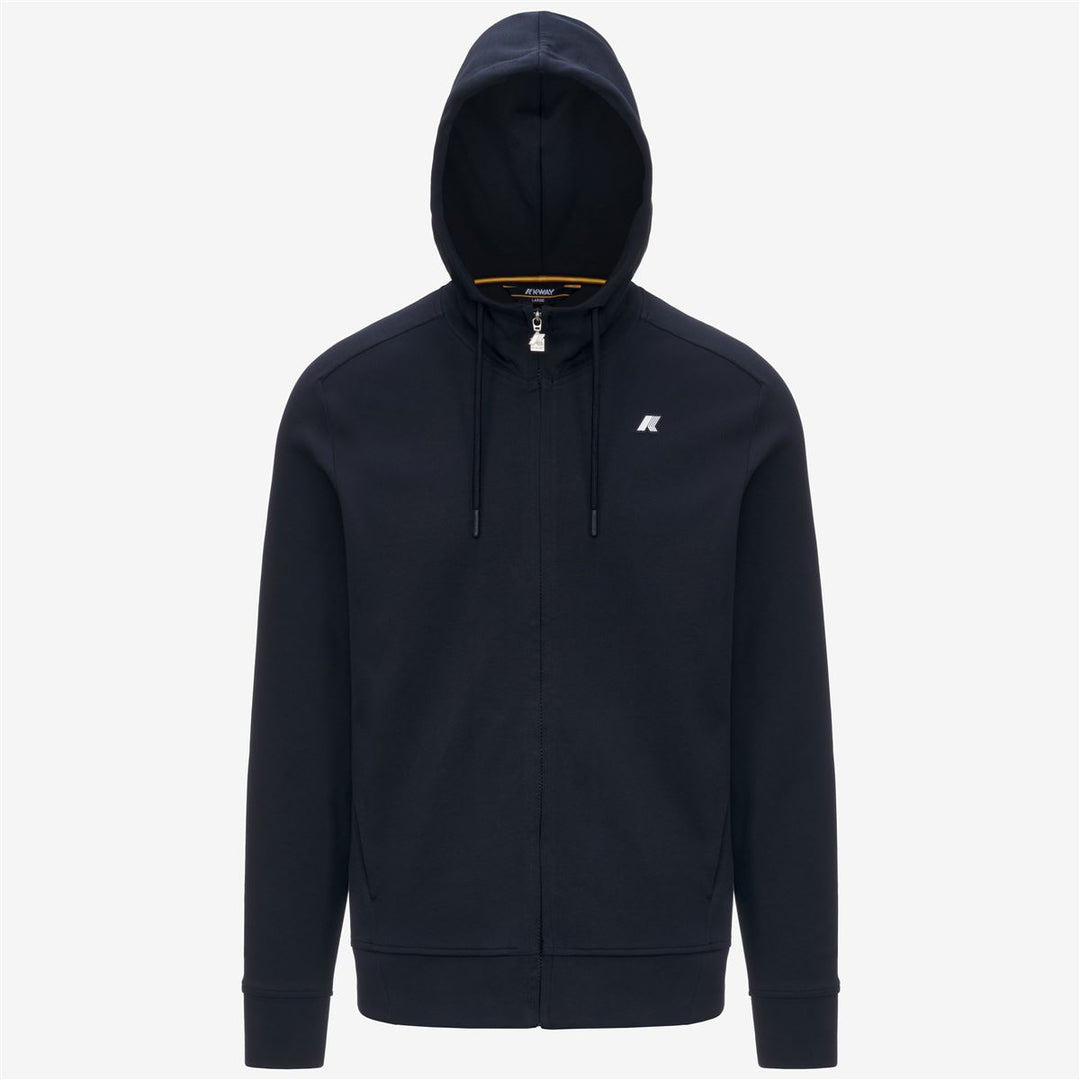 ANTON INTERLOCK - Fleece - Jacket - MAN - BLUE DEPTH