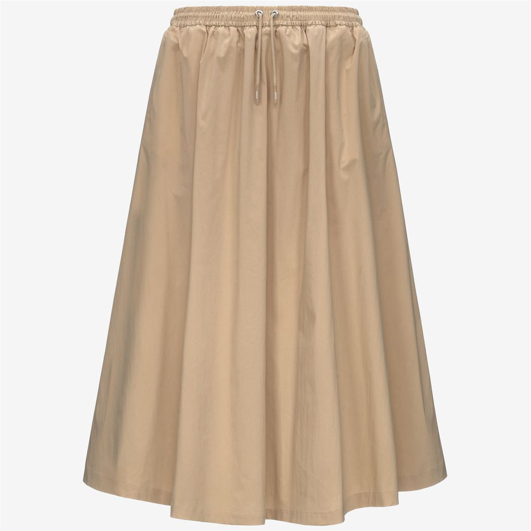 MOSELLA LIGHT POPLIN TECH - Skirts - Long - WOMAN - BEIGE ROPE