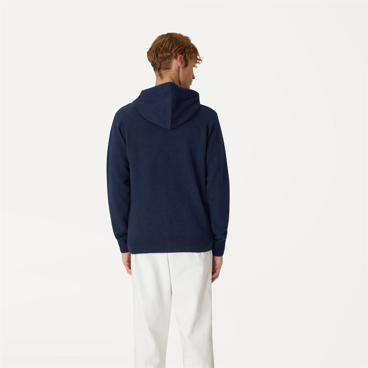 MARCY LAMBSWOOL - Knitwear - Jacket - MAN - BLUE DEPTH