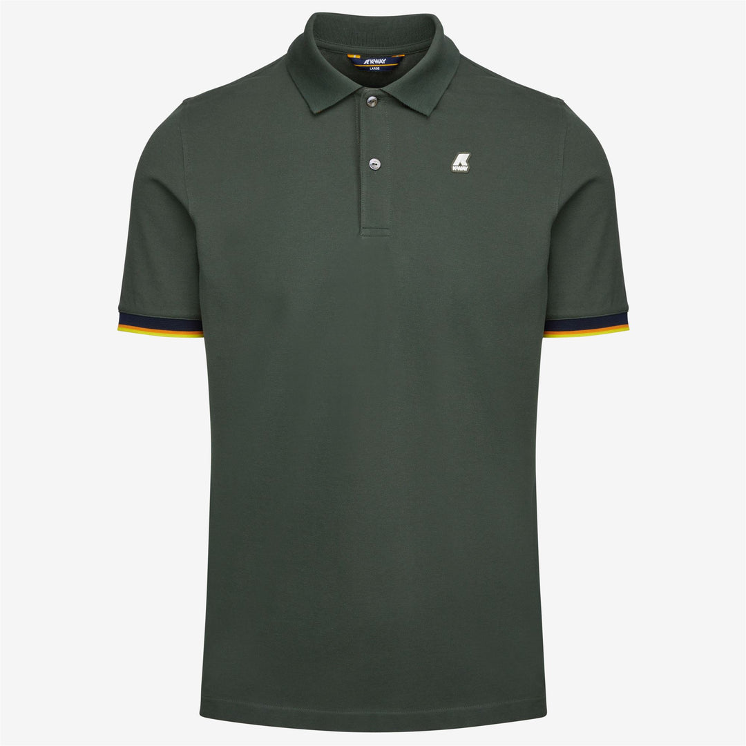 VINCENT - Polo Shirts - Polo - MAN - GREEN BLACKISH