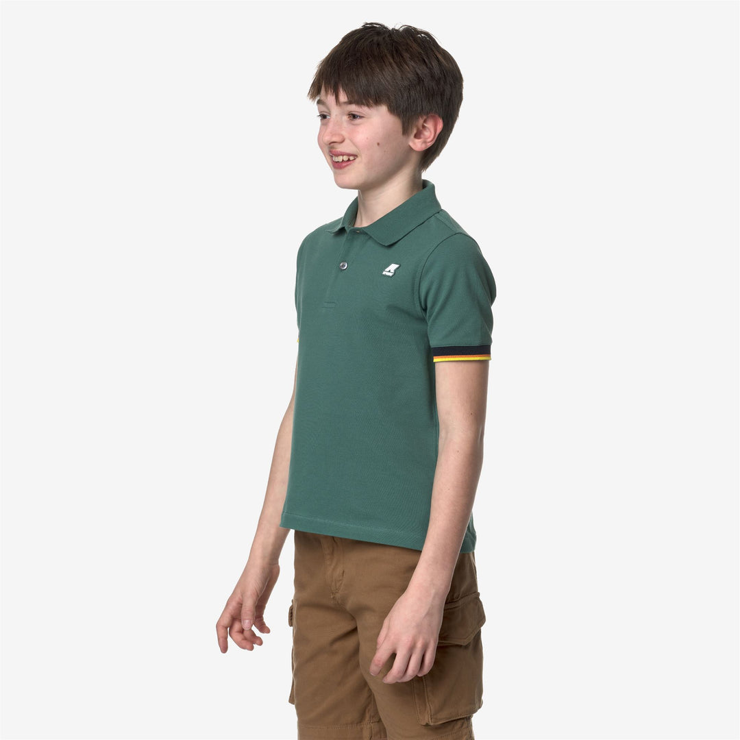 P. VINCENT - Polo Shirts - Polo - BOY - GREEN PALM