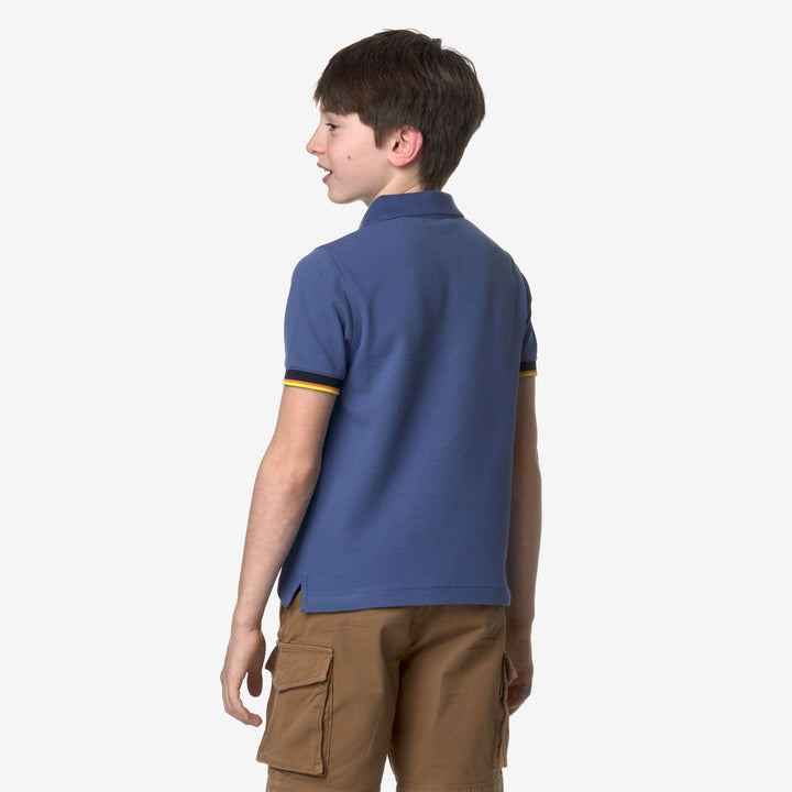 P. VINCENT - Polo Shirts - Polo - BOY - BLUE FIORD