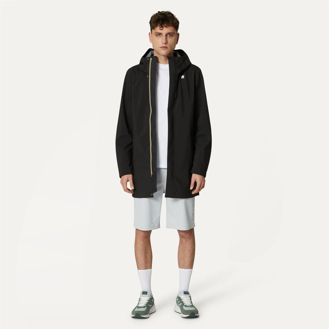 Tommy Bonded Jersey - Jackets - 3/4 LENGTH - MAN - BLACK PURE