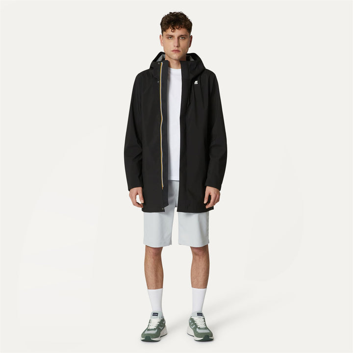 Tommy Bonded Jersey - Jackets - 3/4 LENGTH - MAN - BLACK PURE