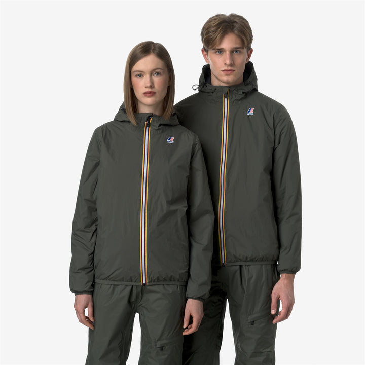 LE VRAI 4.0 CLAUDE WARM - Jackets - Mid - UNISEX - GREEN BLACKISH