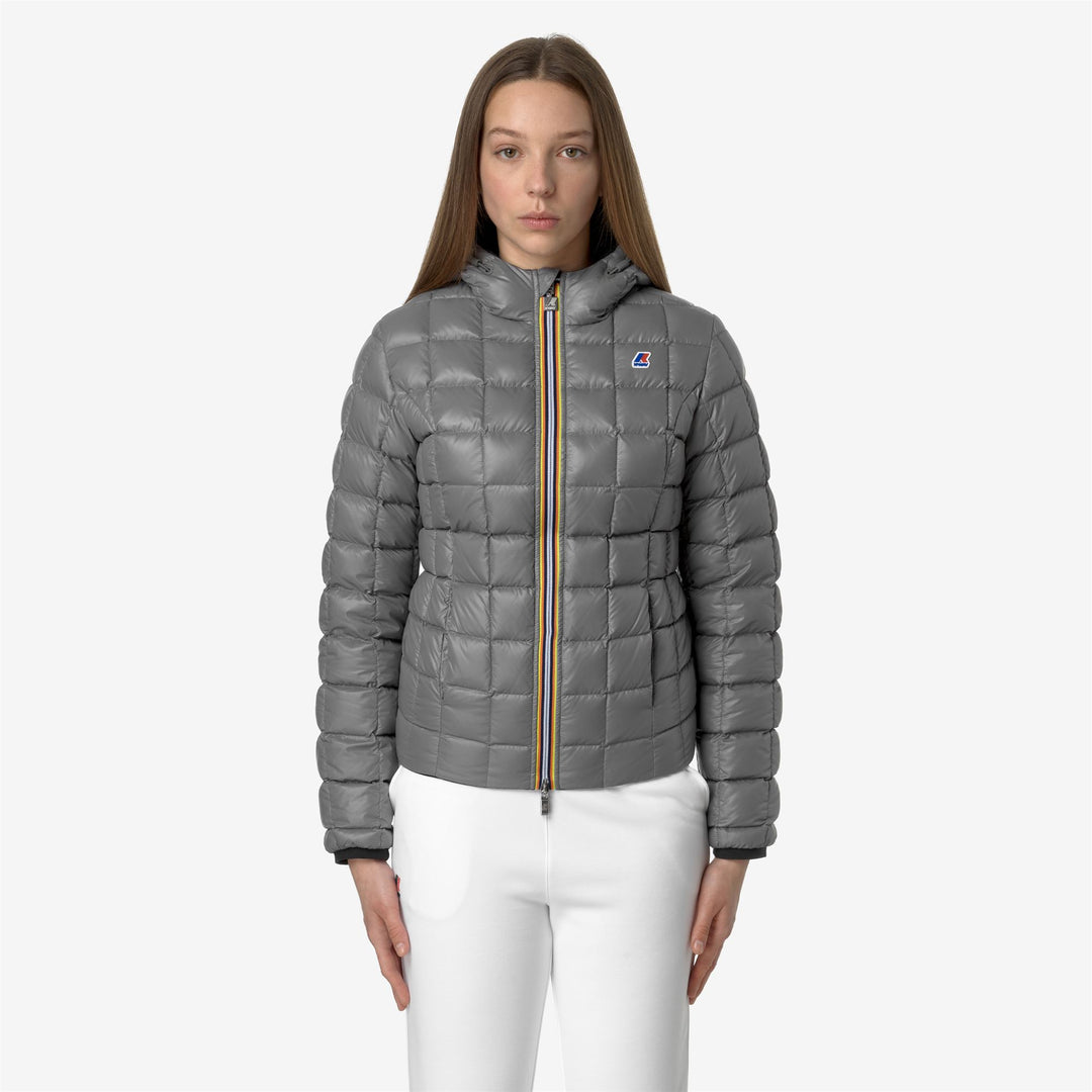 LILY THERMO PLUS.2 REVERSIBLE - Jackets - Short - WOMAN - BLACK PURE-GREY SMOKED