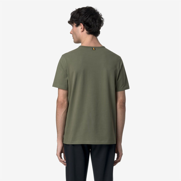 ADAME LIGHT STRETCH JERSEY - T-ShirtsTop - T-Shirt - MAN - GREEN LICHEN