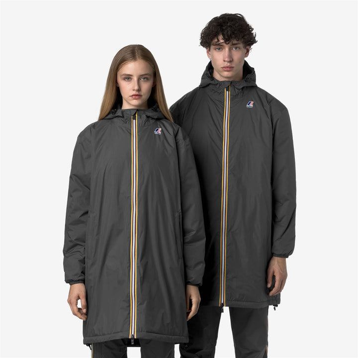 LE VRAI 4.0 EIFFEL EAST WARM - Jackets - 3/4 LENGTH - UNISEX - Grey Shadow Dk
