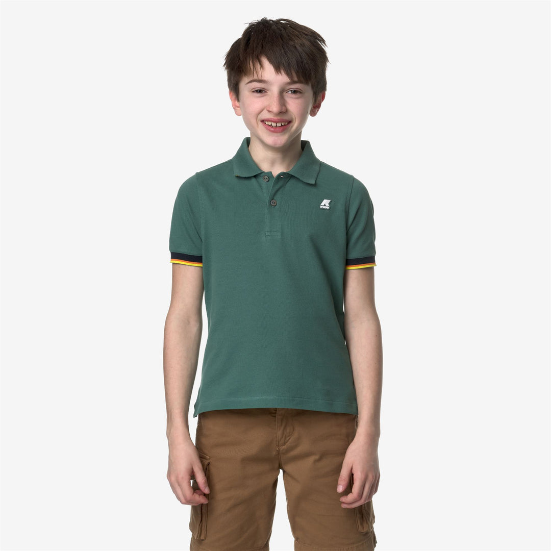 P. VINCENT - Polo Shirts - Polo - BOY - GREEN PALM