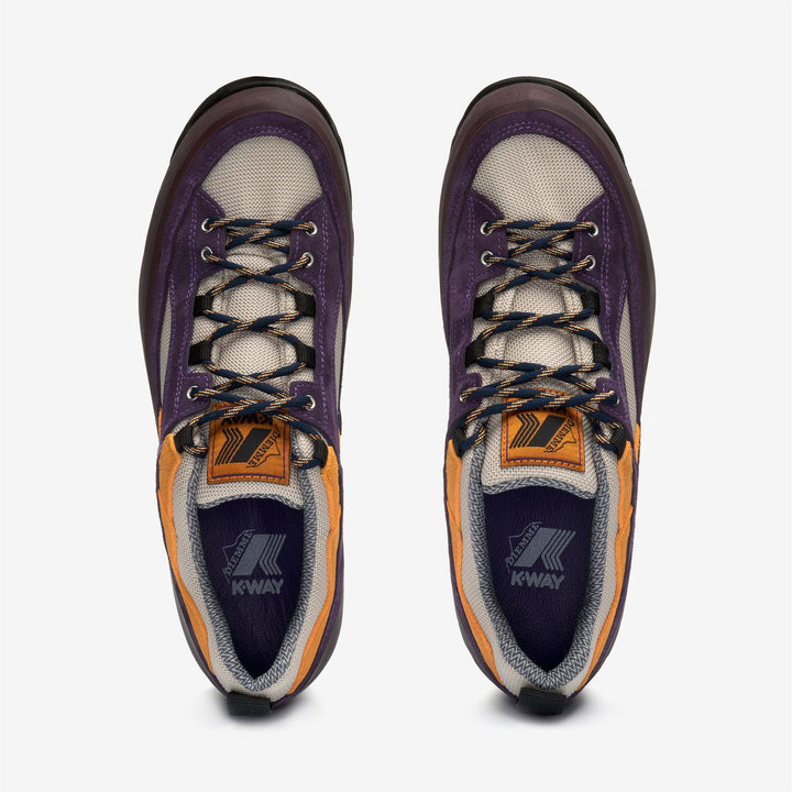 GRAPPA HIKER - Laced Shoes - Low Cut - UNISEX - BROWN-VIOLET-ORANGE