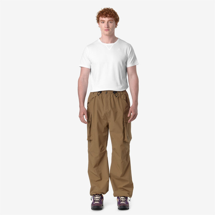 ED-SHELL 2.1 AMIABLE DIEMME - Pants - Sport Trousers - UNISEX - BROWN CORDA