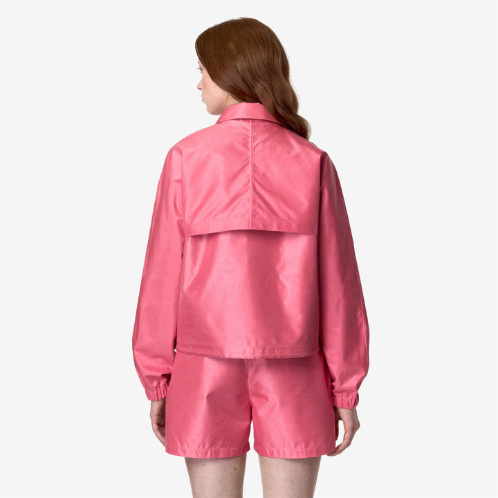 SOISIR SHANTUNG - LIKE 2L - Jackets - Short - WOMAN - PINK CAMELIA SHANTUNG