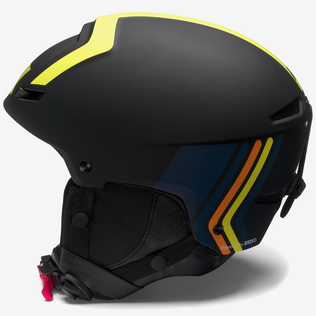 FAITO K-Way - Helmets - Helmet - UNISEX - BLACK P-YELLOW-ORANGE-BLUE