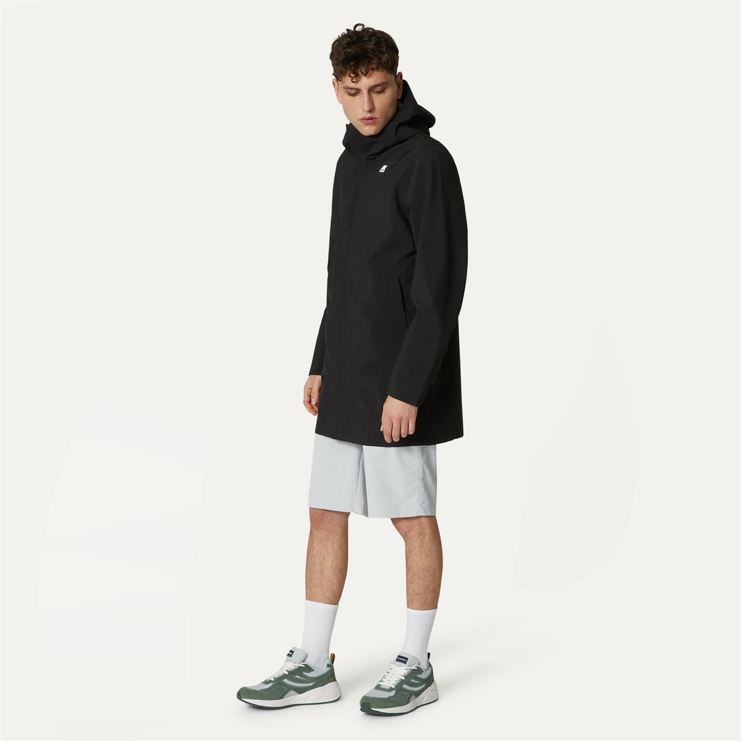 Tommy Bonded Jersey - Jackets - 3/4 LENGTH - MAN - BLACK PURE