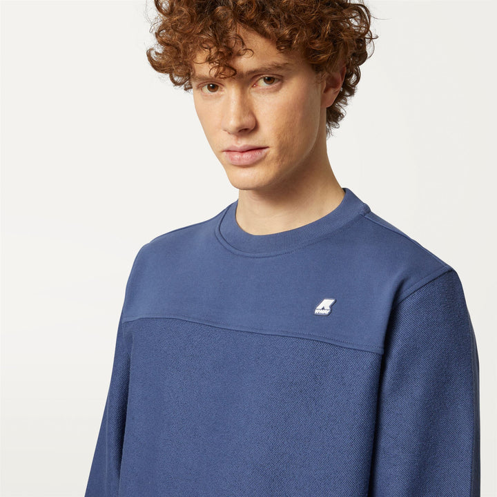 JULIO - Fleece - Pull  Over - MAN - BLUE INDIGO