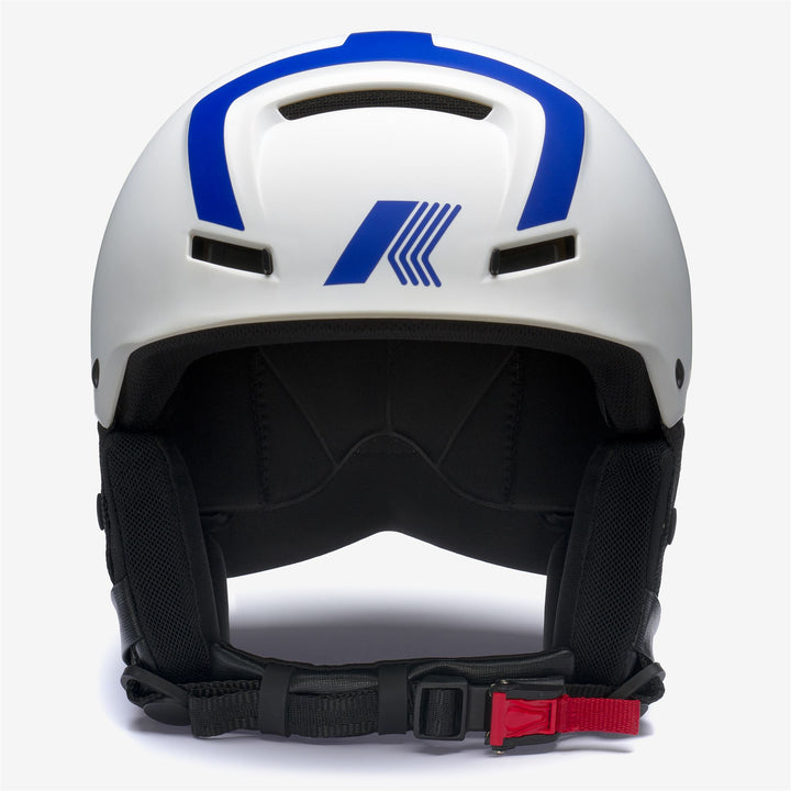 FAITO K-Way - Helmets - Helmet - UNISEX - WHITE-BLUE LOGO-RED LOGO