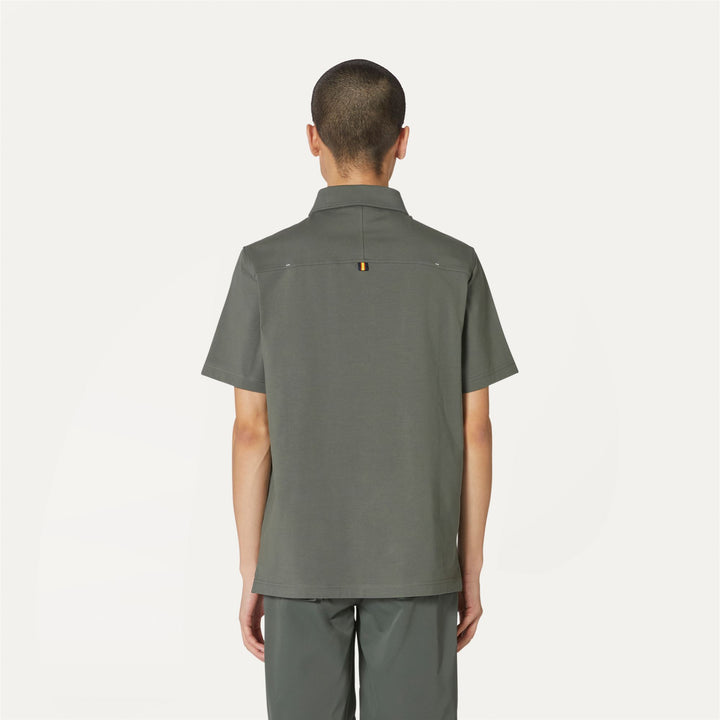 VINCELLE - Polo Shirts - Polo - MAN - GREEN BLACKISH