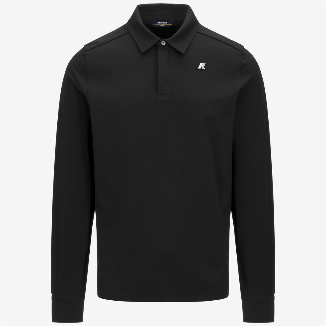 TIBERE LIGHT STRETCH JERSEY - Polo Shirts - Polo - MAN - BLACK PURE