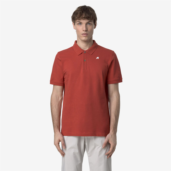 VINNIE PIQUE - Polo Shirts - Polo - MAN - RED JASPER