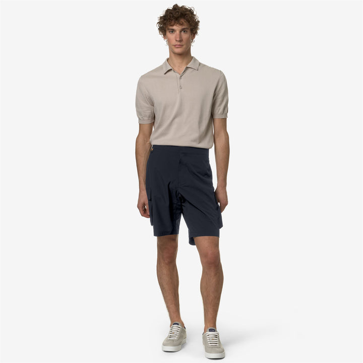 BASTYEL - Shorts - Cargo - MAN - BLUE DEPTH