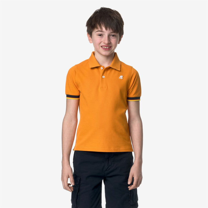 P. VINCENT - Polo Shirts - Polo - BOY - ORANGE MD