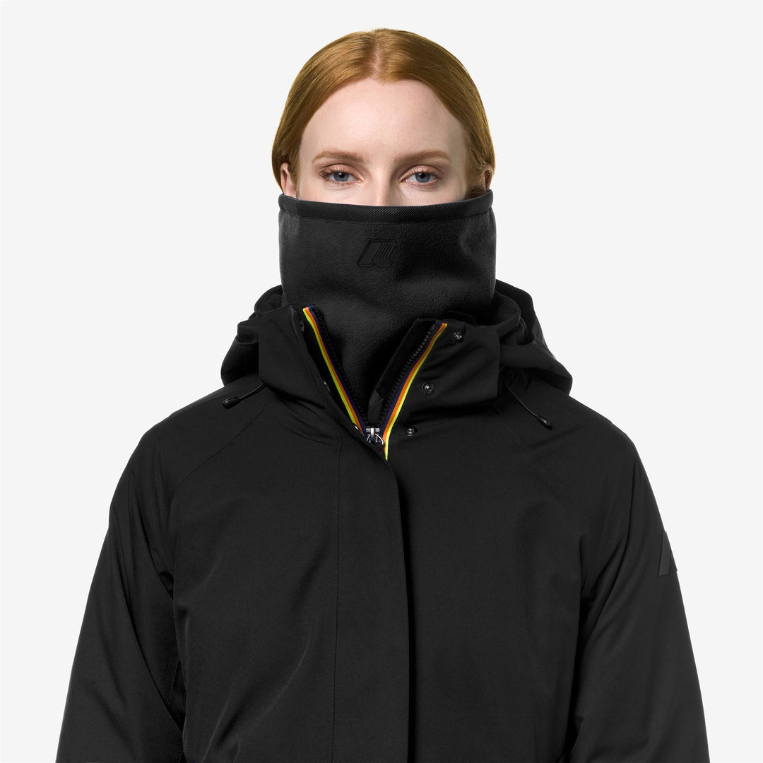 ARAVIS SHERPA POLAR - Scarves - WARMNECK - UNISEX - BLACK PURE