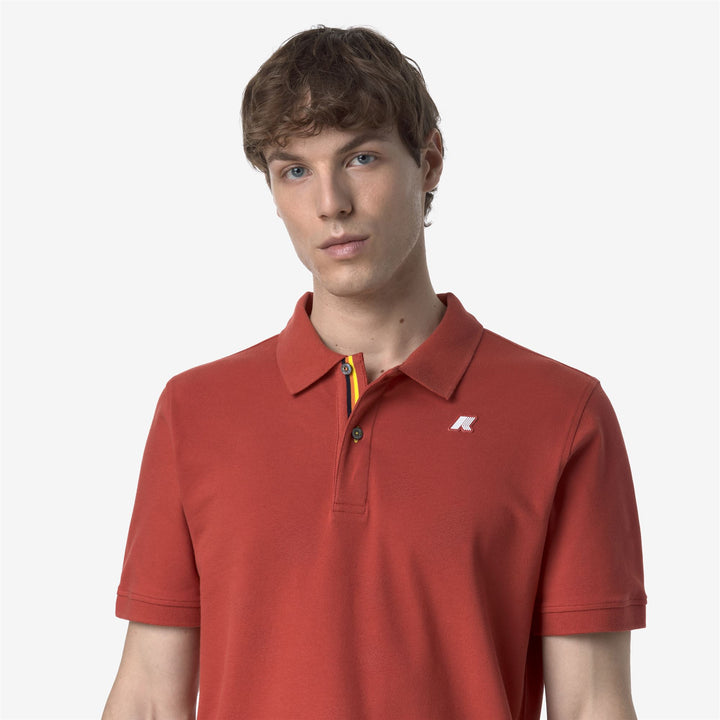 VINNIE PIQUE - Polo Shirts - Polo - MAN - RED JASPER