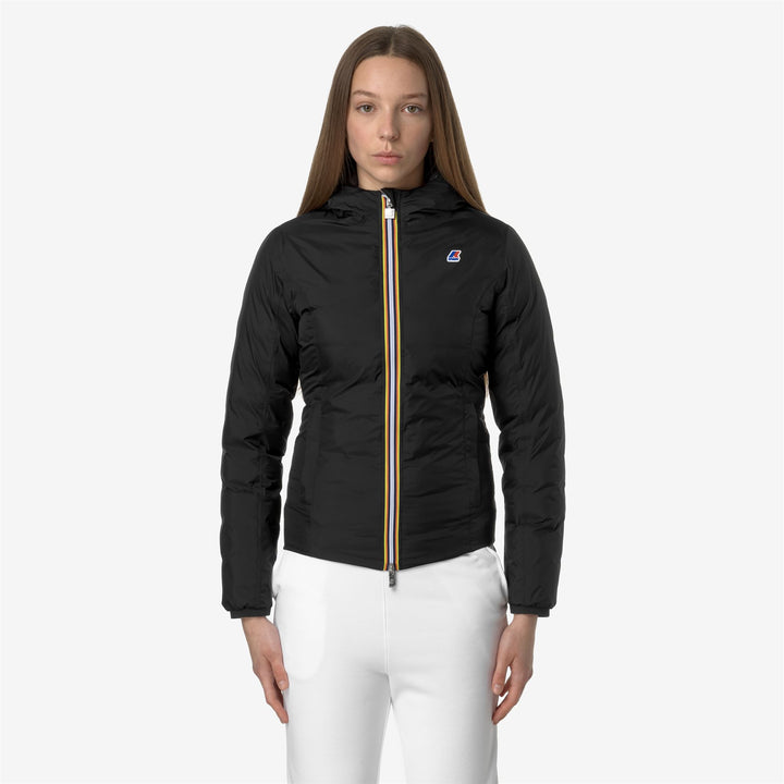 LILY THERMO PLUS.2 REVERSIBLE - Jackets - Short - WOMAN - BLACK PURE-GREY SMOKED