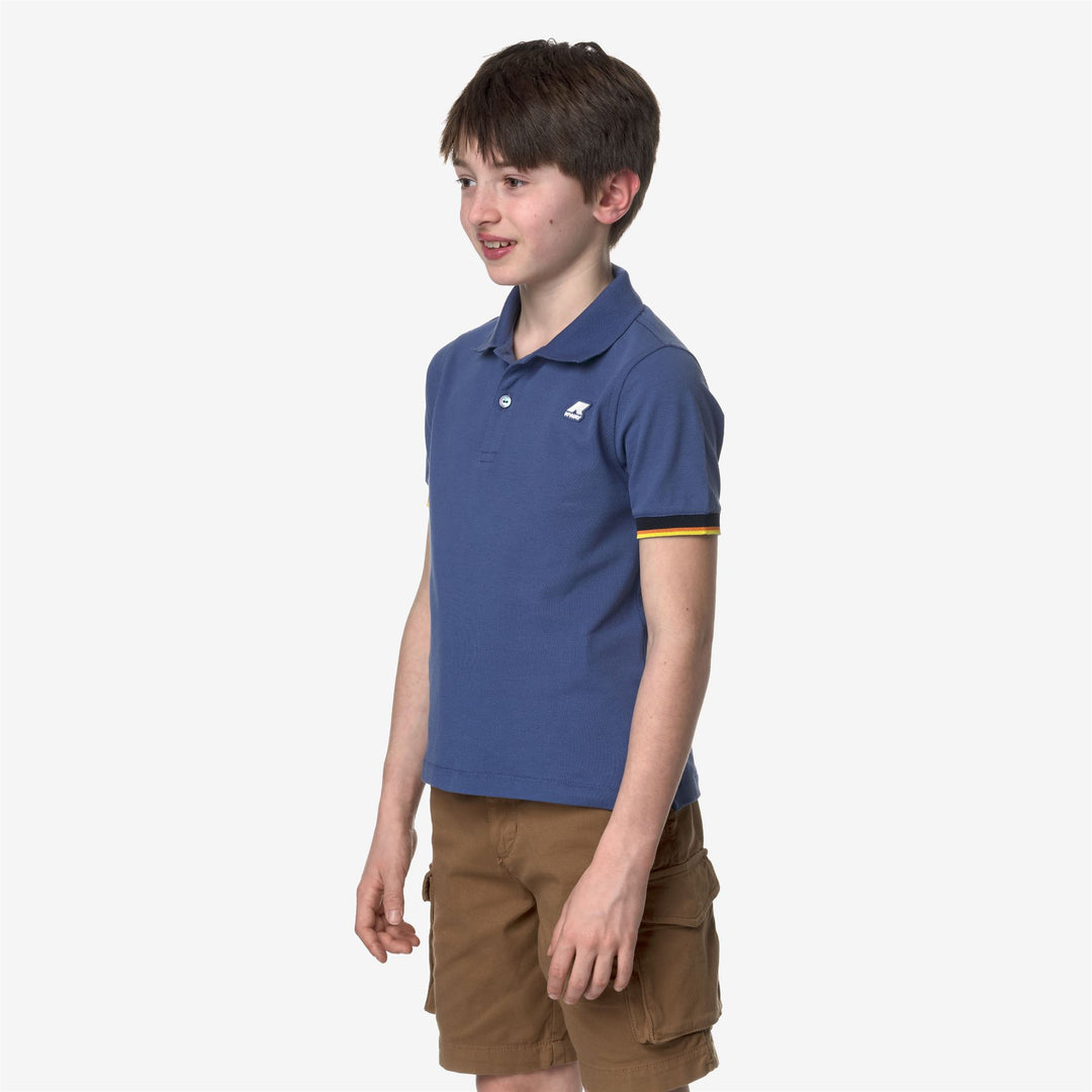 P. VINCENT - Polo Shirts - Polo - BOY - BLUE FIORD