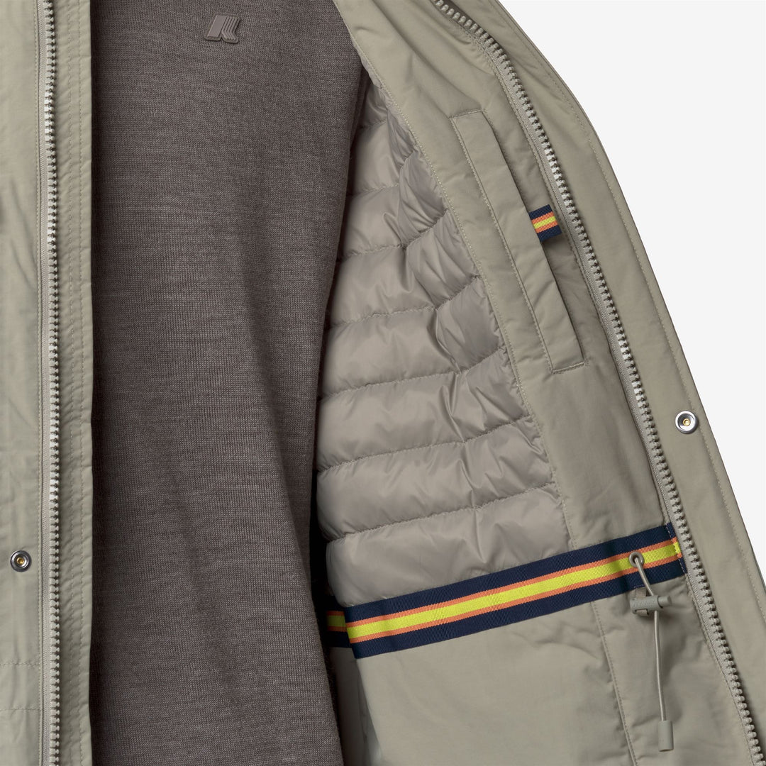 MANUEL WARM OTTOMAN - Jackets - Mid - MAN - Green Oak