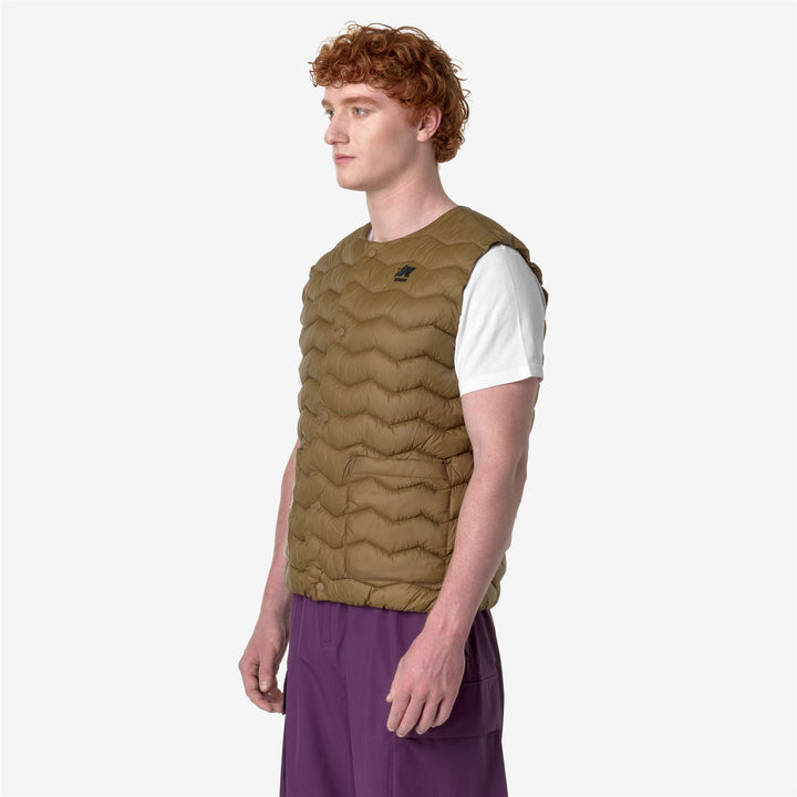 VALTY QUILTED WARM DIEMME - Jackets - Vest - MAN - BROWN CORDA