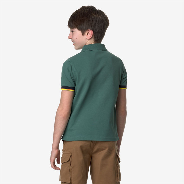 P. VINCENT - Polo Shirts - Polo - BOY - GREEN PALM