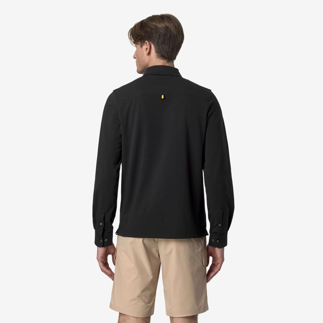 TIBERE LIGHT STRETCH JERSEY - Polo Shirts - Polo - MAN - BLACK PURE