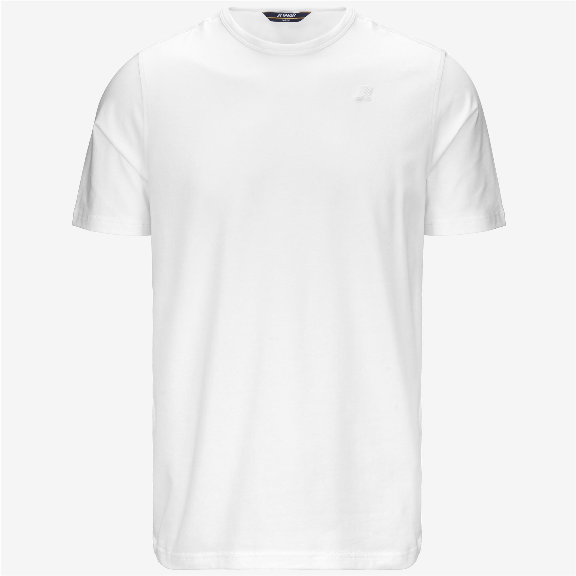 Tシャツ・カットソー K-WAY Men T-shirt White K71349W 001 T-Shirt Homme Adame Light Stretch Jersey Blanc | K-Way Officiel
