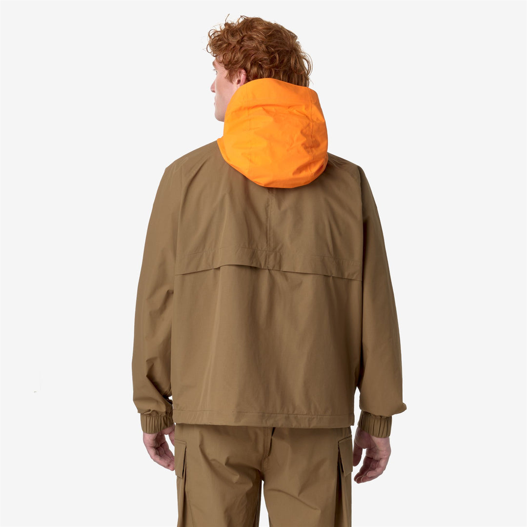 MILE 2.1 AMIABLE DIEMME - Jackets - Short - UNISEX - BROWN CORDA-ORANGE