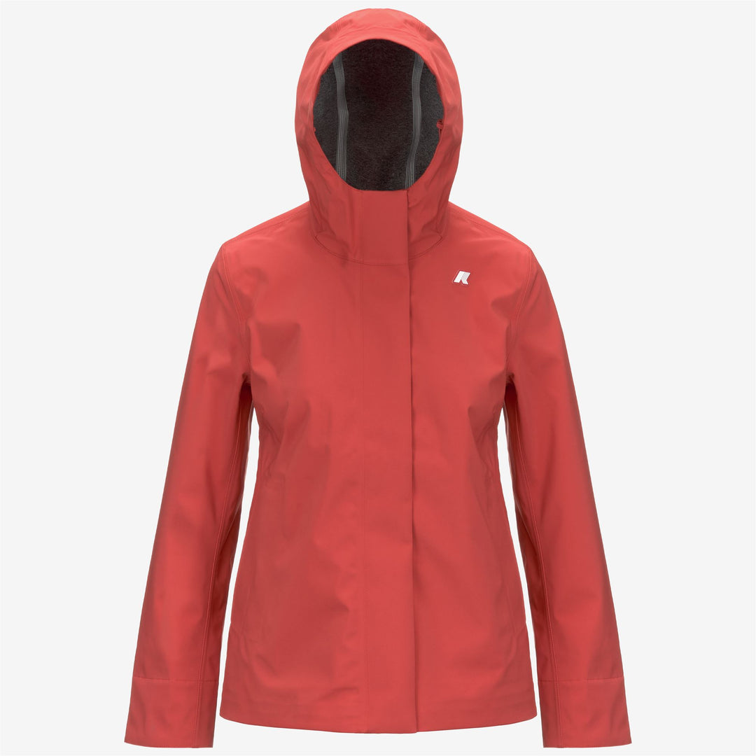 MADALINA BONDED JERSEY - Jackets - Mid - WOMAN - RED JASPER