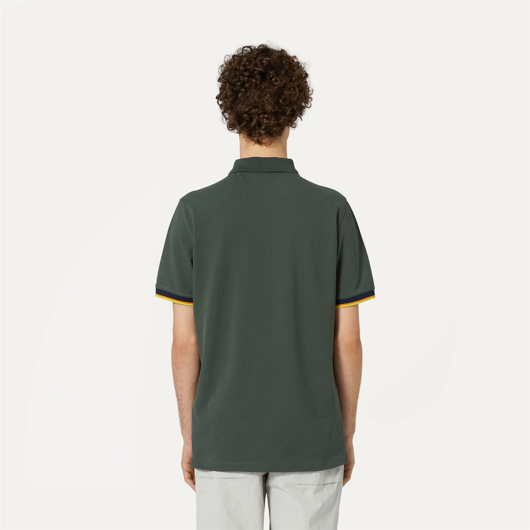 VINCENT - Polo Shirts - Polo - MAN - GREEN BLACKISH