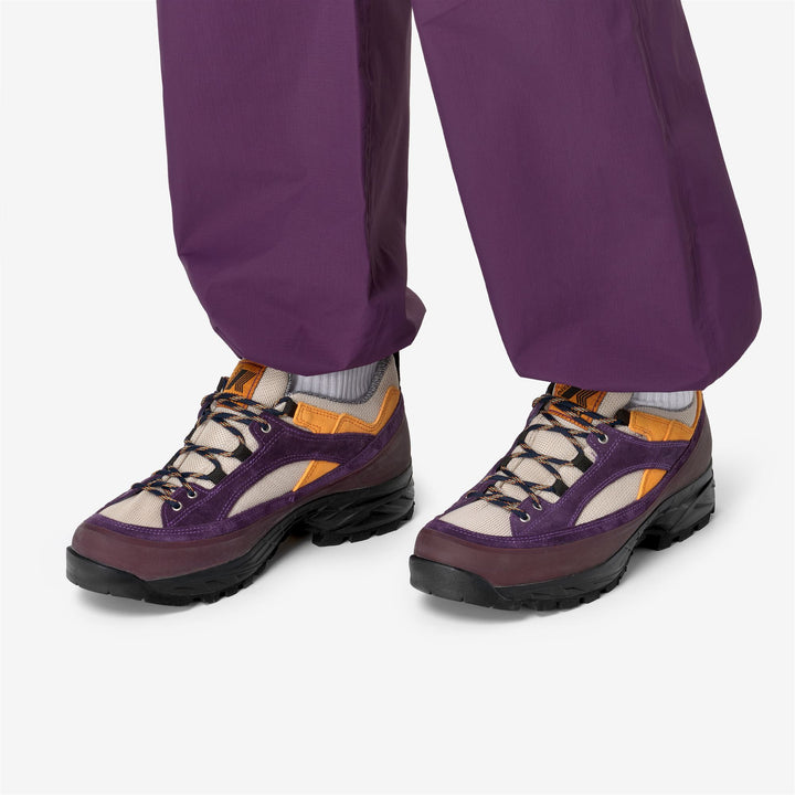 GRAPPA HIKER - Laced Shoes - Low Cut - UNISEX - BROWN-VIOLET-ORANGE