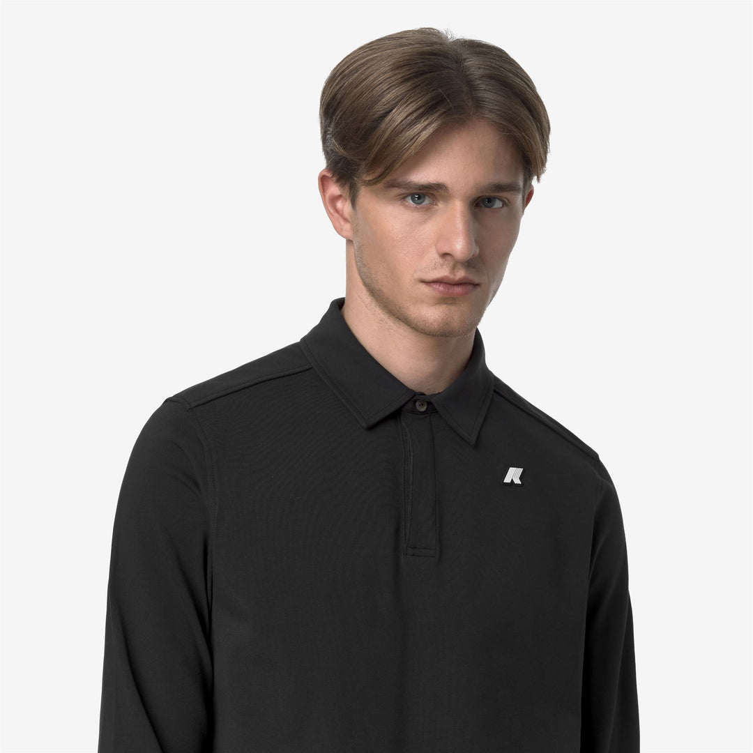 TIBERE LIGHT STRETCH JERSEY - Polo Shirts - Polo - MAN - BLACK PURE