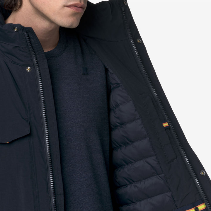 MANUEL WARM OTTOMAN - Jackets - Mid - MAN - Blue Depth