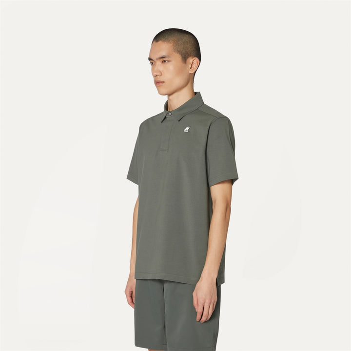 VINCELLE - Polo Shirts - Polo - MAN - GREEN BLACKISH