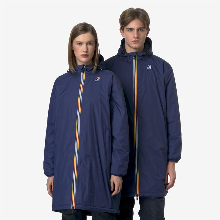 LE VRAI 4.0 EIFFEL EAST WARM - Jackets - 3/4 LENGTH - UNISEX - BLUE DEEP COBALT