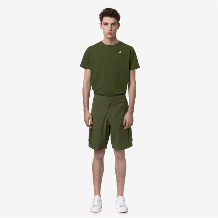 BASTYEL - Shorts - Cargo - MAN - GREEN CYPRESS