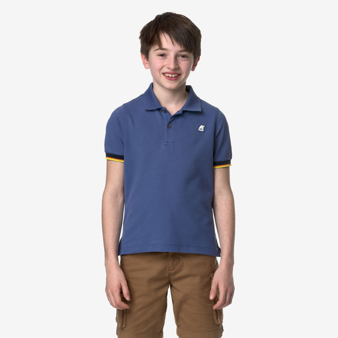 P. VINCENT - Polo Shirts - Polo - BOY - BLUE FIORD