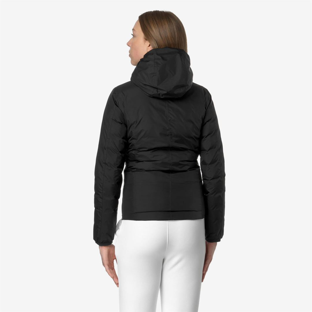 LILY THERMO PLUS.2 REVERSIBLE - Jackets - Short - WOMAN - BLACK PURE-GREY SMOKED