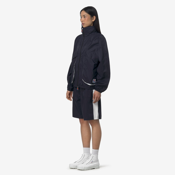 7002 BERMUDA - Shorts - Sport  Shorts - UNISEX - BLUE WHITE