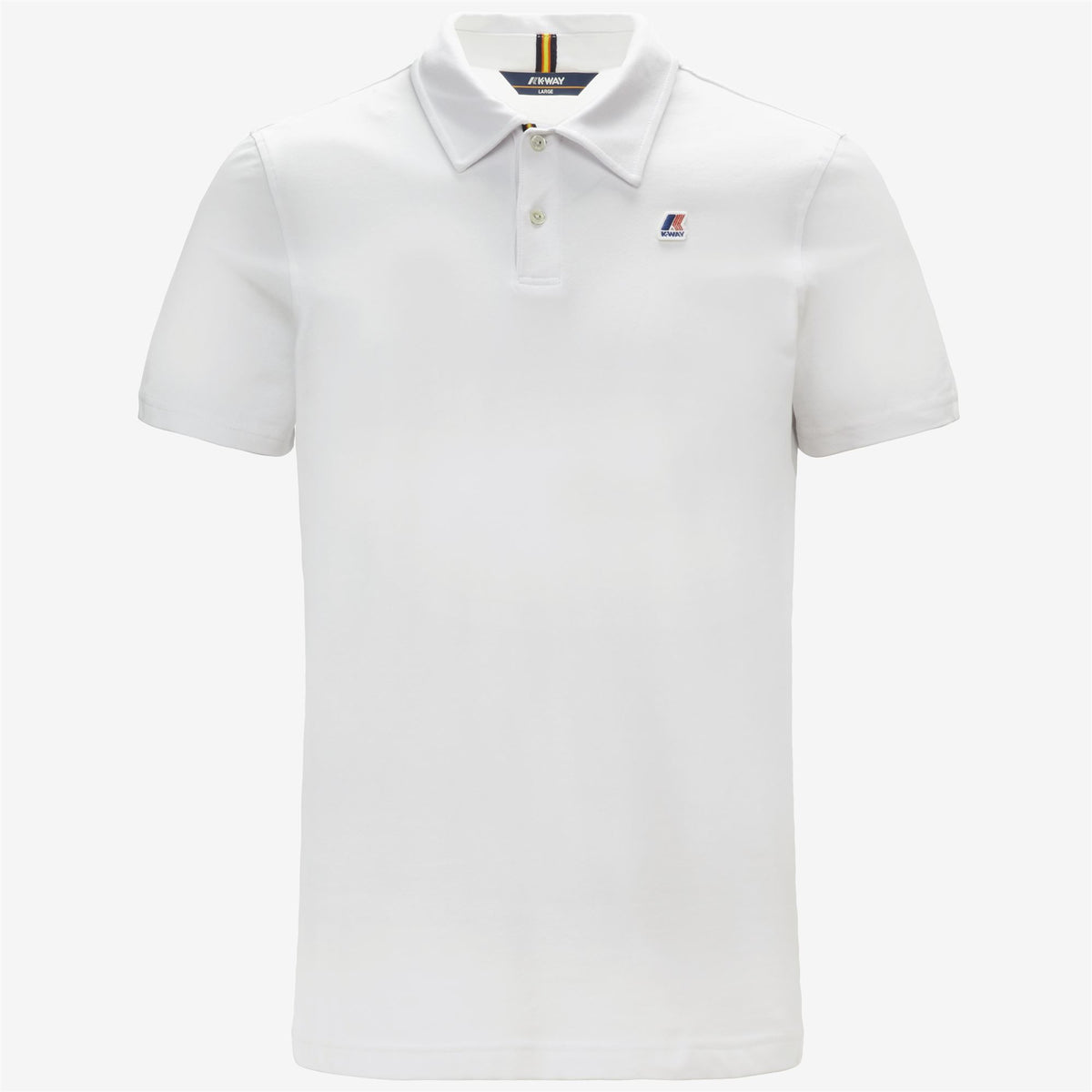 Polo Shirts_MAN_GREGOIRE TAPE_Polo_White - Commercial 1