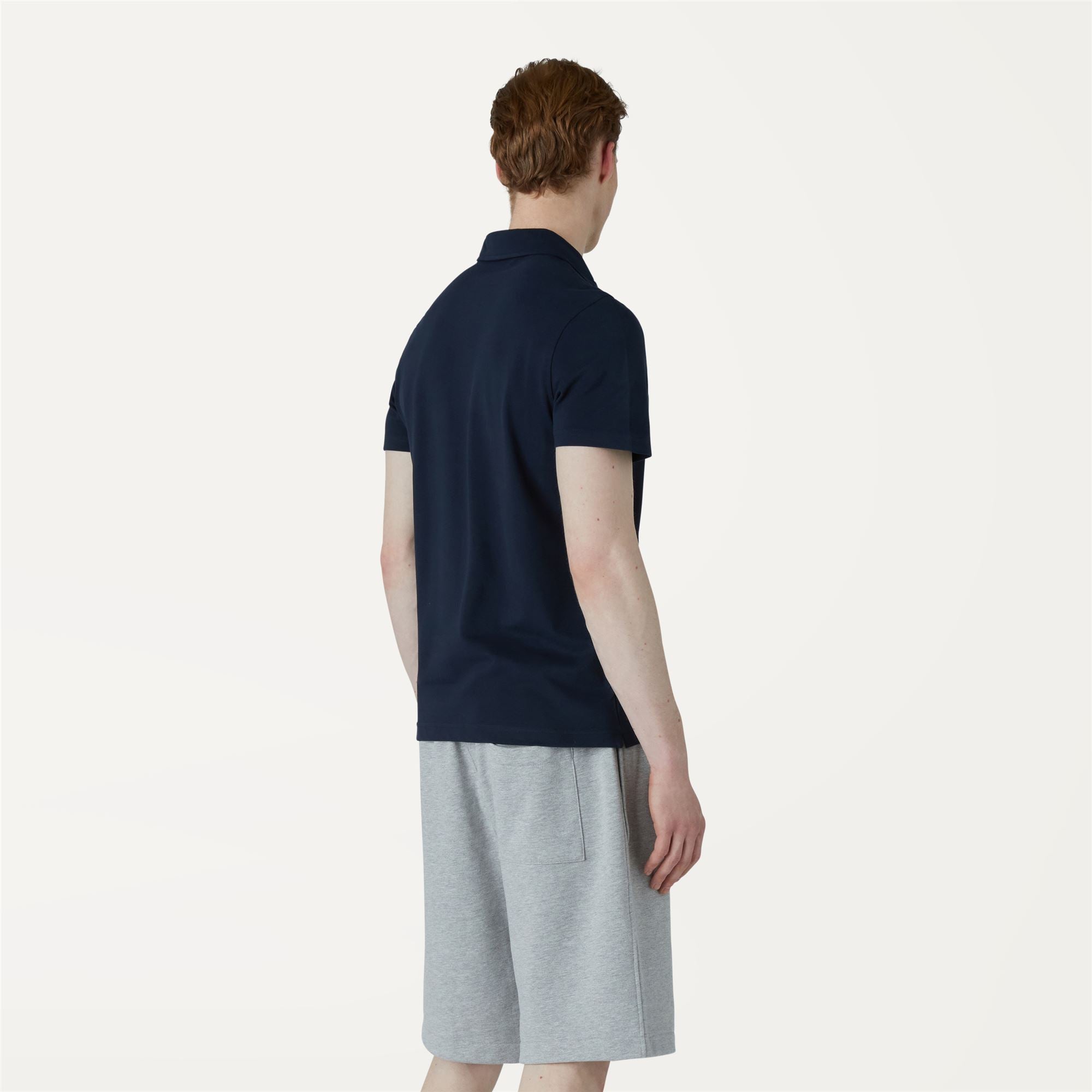 Polo Shirts_MAN_GREGOIRE TAPE_Polo_Blue Depth - Commercial 6
