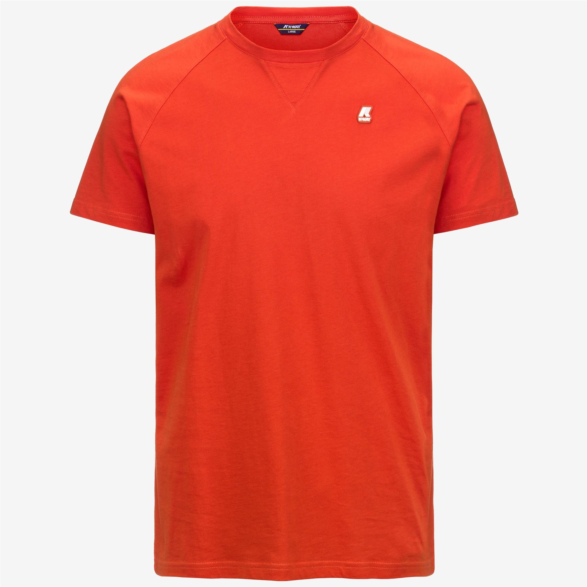T-Shirts & Top_Man_EDWING_T-Shirt_Orange Pumpkin - Commercial 1